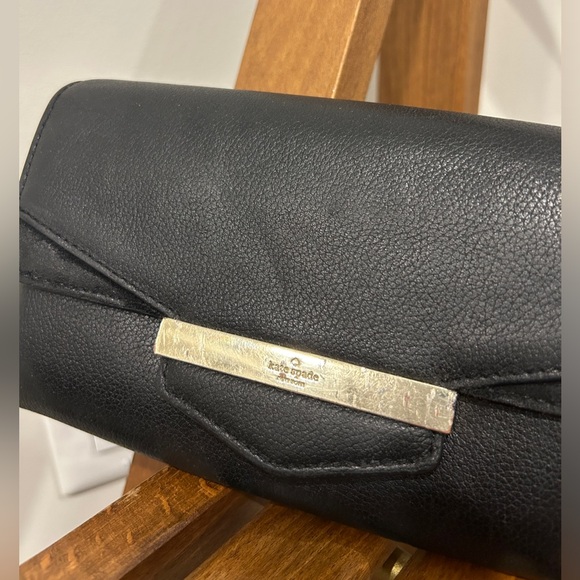 Kate Spade Black Leather Wallet - Picture 4 of 16